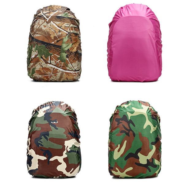 

35l adjustable waterproof dustproof backpack rain cover portable ultralight shoulder protect outdoor tools hiking
