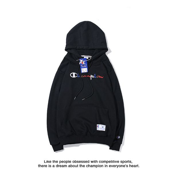 

champions designer luxury mens hoodies classic brand sweatshirt four color letter embroidery street hip hop couple wild hoodie, White;black