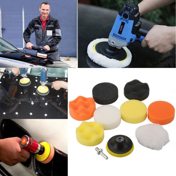 

universal sponges waves plate compound car polishing tools drill adapter polish sponge set waxing buffing pad 2019 #zer
