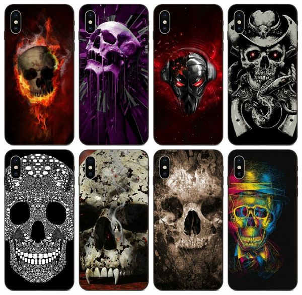 

tongtrade] red metal floral skull case for iphone 11 pro max 8 7 6s 5s plus x xs xr galaxy a40s a50s huawei p9 lg k12 plus drop proof case