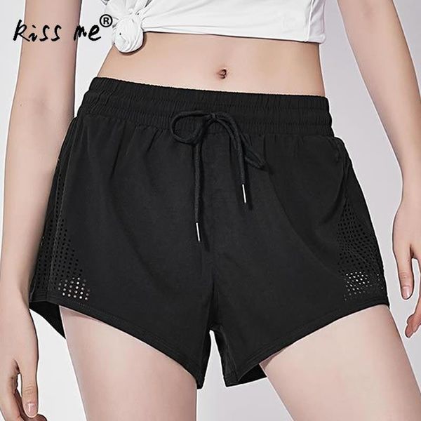 

hollow solid woman sports shorts summer yoga short high waist with belt sport running short fitness clothes jogging gym wear, White;black