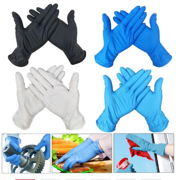 

100pcs/lot protective gloves disposable gloves dishwashing kitchen work/ rubber garden gloves universal for left and right hand