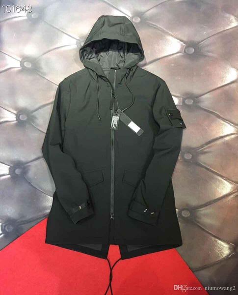 

2019 new luxury italian treet fa hion brand long coat men de igner outerwear coat olid color long jacket m xxl delivery