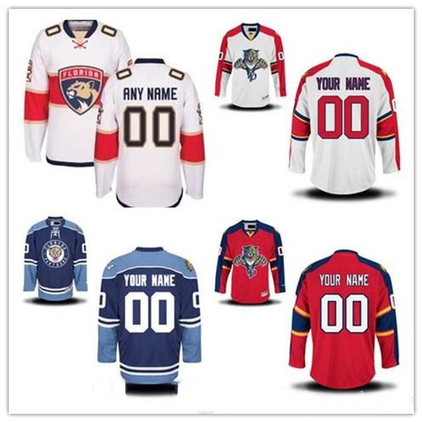 

Custom Florida Panthers 2018 25th Jersey Any Number Name men women youth kid White Red Blue Vintage Barkov Huberdeau Dadonov Hoffman Reimer