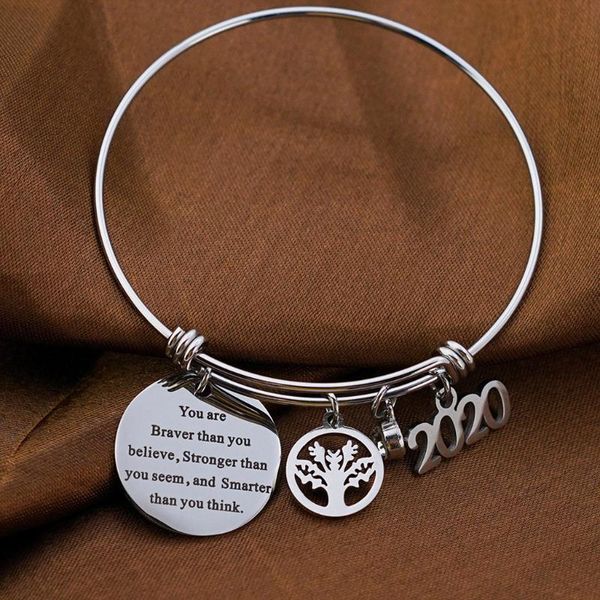 

fashion jewelry bangles for women 2020 graduation gift school bracelet bangle student friendship bracelet gift birthday bangle, Black