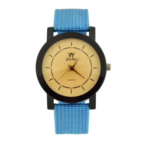 

brand watches nylon strap style quartz women watch fashion casual quality ladies wristwatch clock gift relojes 2019, Slivery;brown