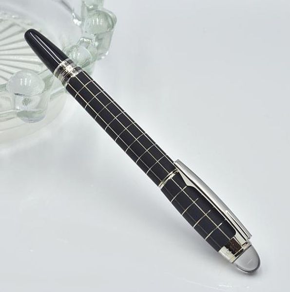 

black checker metal ballpoint pen roller ball pens fountain pen with crystal head office stationery luxury writing pen