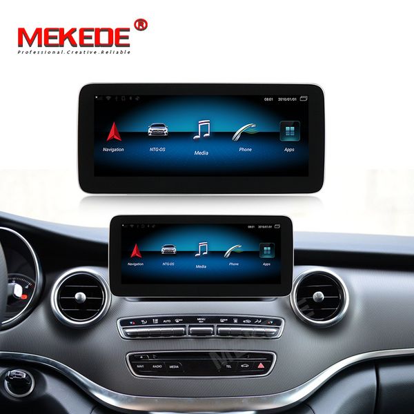 

4glte android9.0 автомобильный headunit gps навигация dvd steroeo плеер для v class 639 2015-2017 ntg5. 0 1920*720 4g+64g