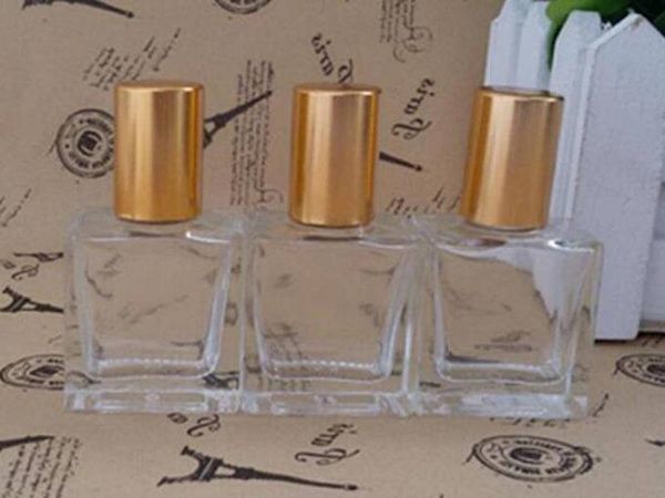 10 ml de vidro de óleo essencial Roll On frascos de garrafa com bola de rolo de vidro para perfume aromaterapia