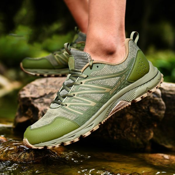 

361 cross-country running shoes men breathable mesh professional wear-resistant non-slip outdoor shoes hiking