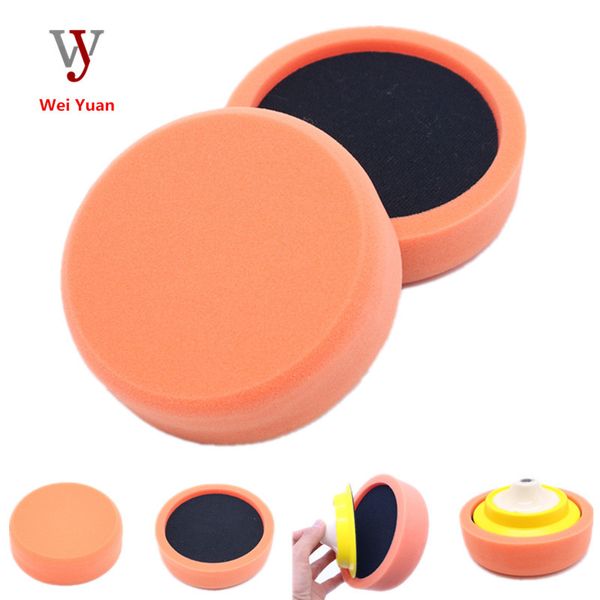 

150 sponge wheel polishing disc 6-inch concave sponge roundel wax machine roundel 125 flocked self-adhesive wax cotton