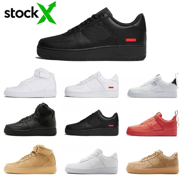 

stock x triple white black wheat high low running shoes just orange red women mens trainer fashion skateboardÂ sports sneakers