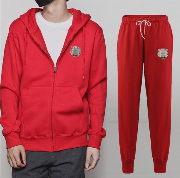 

design fashion designer sportswear spring and autumn leisure brand sportswear tracksuits hoodie men's clothing s-3xl, Gray