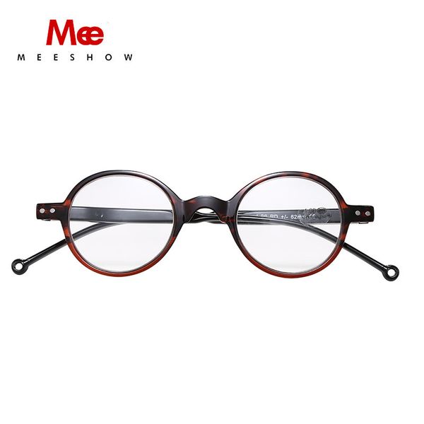 

meeshow reading glasses frame glasses round style female oculos lesebrillen womens mens+1.0 - +4.0 round reading glasses 1673