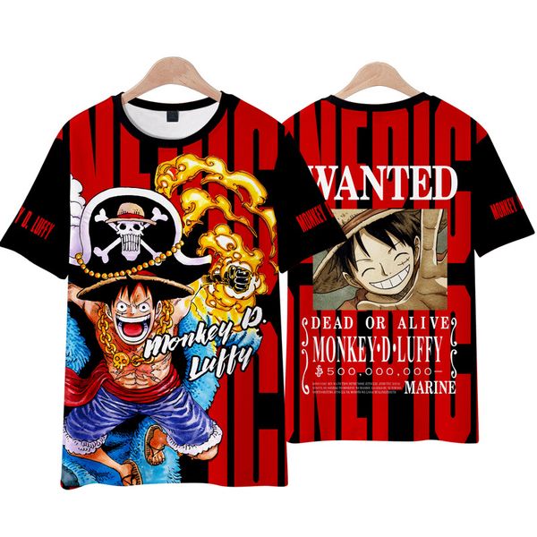 

2019 one piece t-shirt 3d men t-shirt anime tshirt harajuku comics naruto bleach printing tee fashion stranger things, White;black