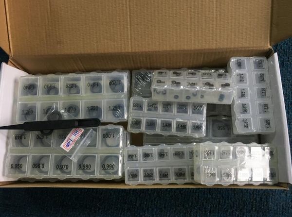 

555 pieces common rail injector repair adjustment washer shim high precision adjusting shims gasket steel gasket kits