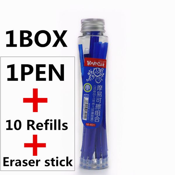 

10 barreled erasable core 0.5mm neutral core with rubber gel pen set erasable pen