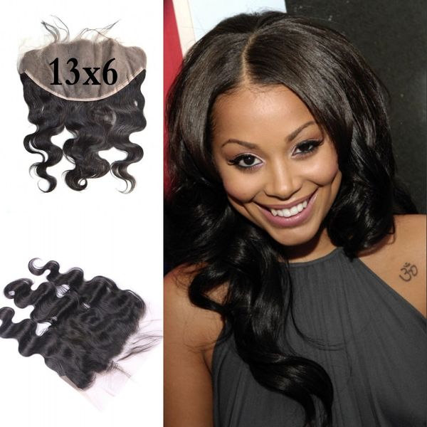 Top Grade Body Wave Brazilian Human Hair 13x6 Lace Frontal Closure