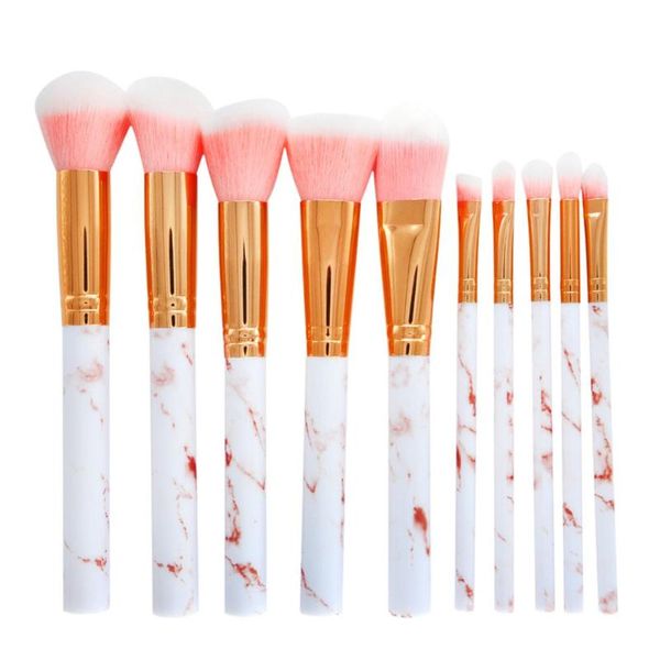 

10 makeup brush set cosmetic make up fashion for women lady female