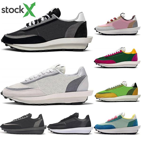 

new fashion ldv waffle daybreak casual shoes triple black mens trainers for women varsity blue pine green gusto sports sneakers size 36-45