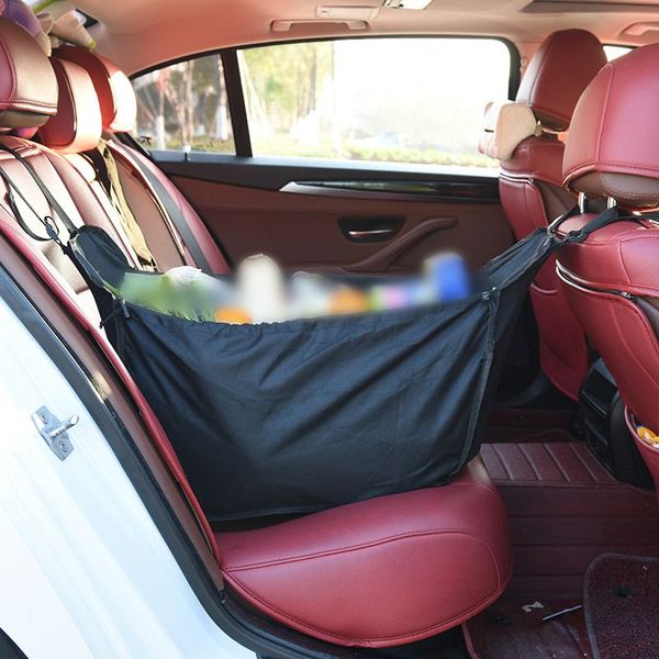 

1pcs car trash car organizer waterproof leakproof garbage bin back seat travel storage organizer bag collapsible