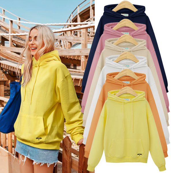 

a hooded, long-sleeved hoodie is the new autumn 2019 fashion hoodie for women, Black