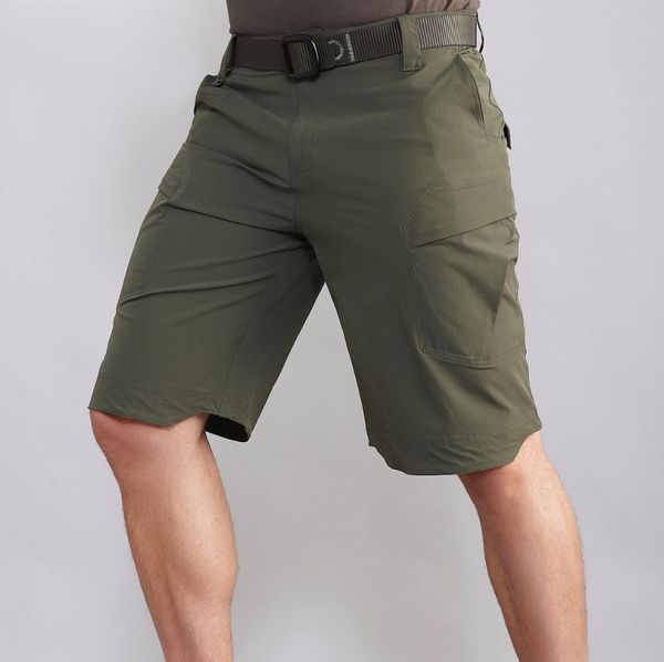 

outdoor camping tactical shorts men's sport multi-pocket casual quick dry hiking shorts trekking climbing hunting tooling, Brown;gray