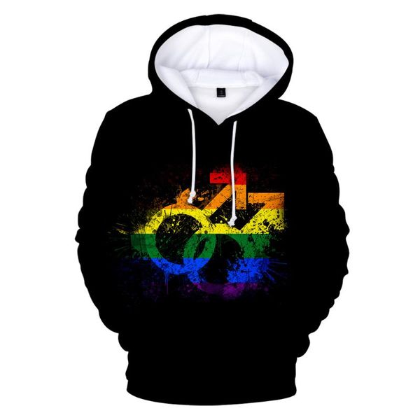 

new lgbt толстовка мужчины женщина пара толстовка мода цвета печать осень вскользь фуфайка harajuku trend lgbt пуловеров, Black