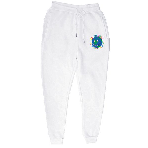 

2020 streetwear fleece trousers men travis scoastroworld letter printed women men jogging pants hip hop sweatpants, Black