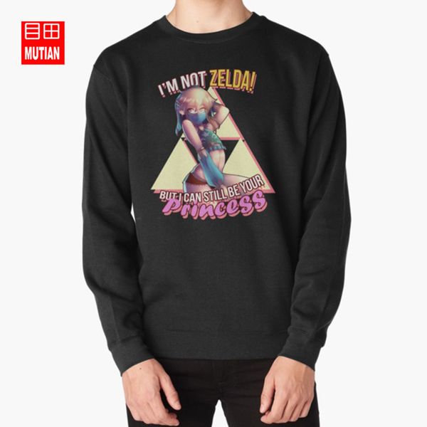 

princess not zelda hoodies sweatshirts link zelda gerudo link trap, Black