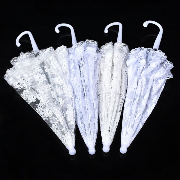 

lace umbrella stage performance embroidery lace umbrella bridesmaid bride pgraph prop craft umbrella wedding party decoration vt0620