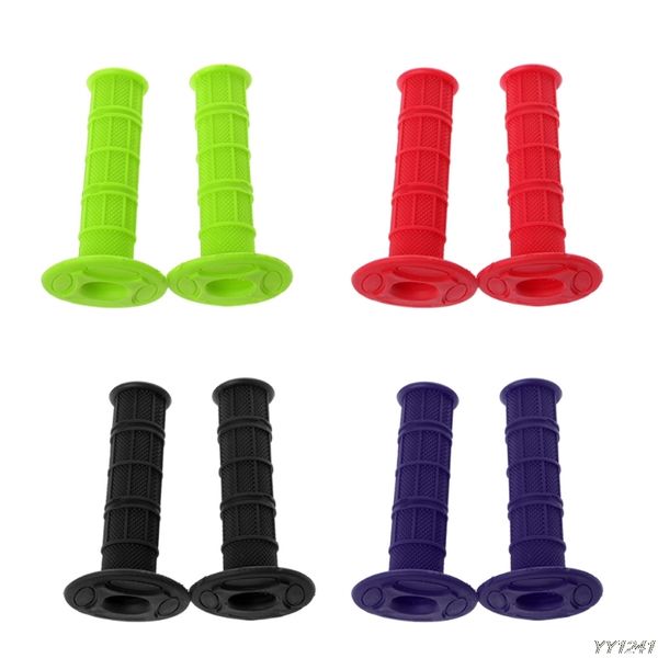 

1 pair 7/8inch universal motorcycle hand pro grips dirt bike motocross handlebar g6kc