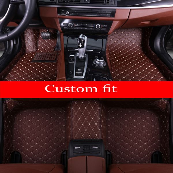 

car floor mats made for kia k7 cadenza full cover waterproof foot case car-styling carpet rugs perfect liners (2011-now
