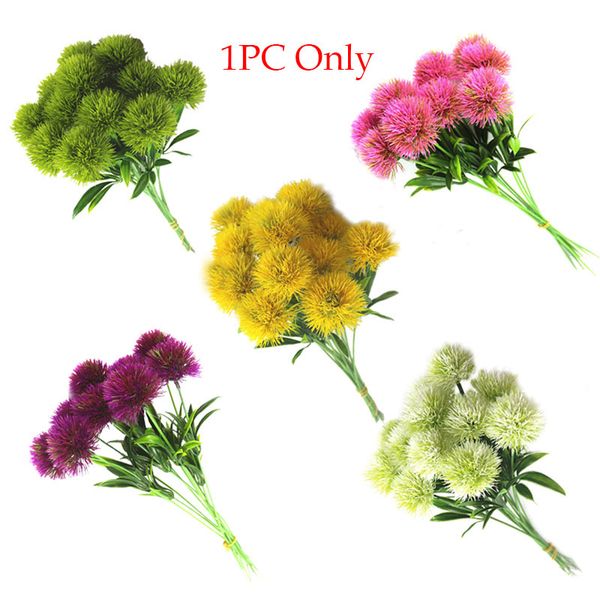 

день 1pc пластиковые искусственный цветок одуванчика цветок simulation растение цветок домашнего декора свадьба валентина декор партии