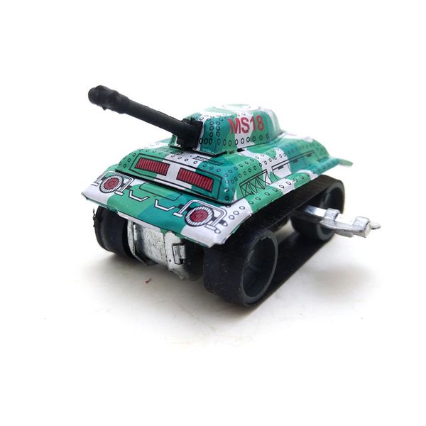 

creative cartoon winding-uptin toy, clockwork tinplate tank, mouse, nostalgic ornament, for kid' party birthday gift, collecting, decor