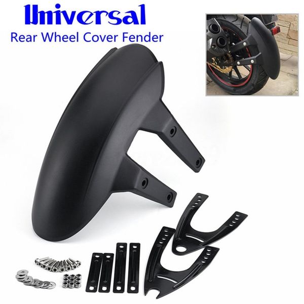 

motorcycle modified rear fender universal rear wheel mud flap kit tire protective cover black high-quality durable parts new
