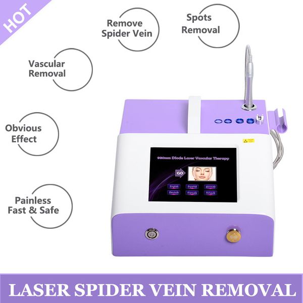 

2018 red blood vascular removal face spider veins remove treatment redness remover spa beauty equipment, Black