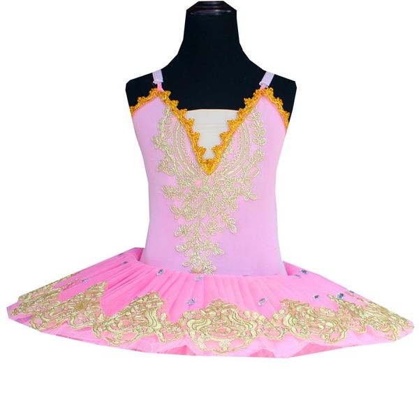 

baby pink ballet tutu dress for girls red latin white swan lake costumes ballet dress for children pancake crystal dancewear, Black;red