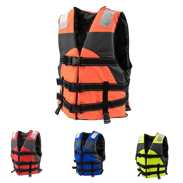 

device life jacket vest swimming buoyancy aid polyester swim float vest whistle sporting goods