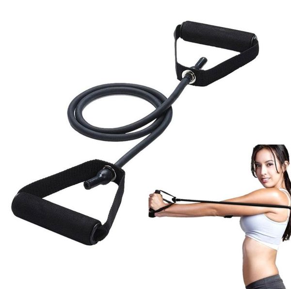 

2019 120cm yoga pull rope elastic resistance bands fitness workout exercise tubes practical training rubber tensile expander