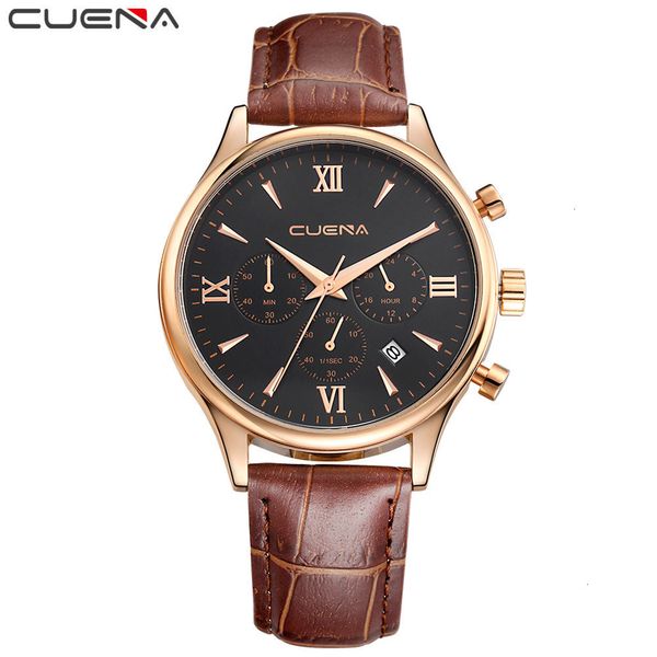 

wrist watch six multi needle motion business affairs male bring leisure time waterproof mens men's sport mechanical watches wristwatche, Slivery;brown