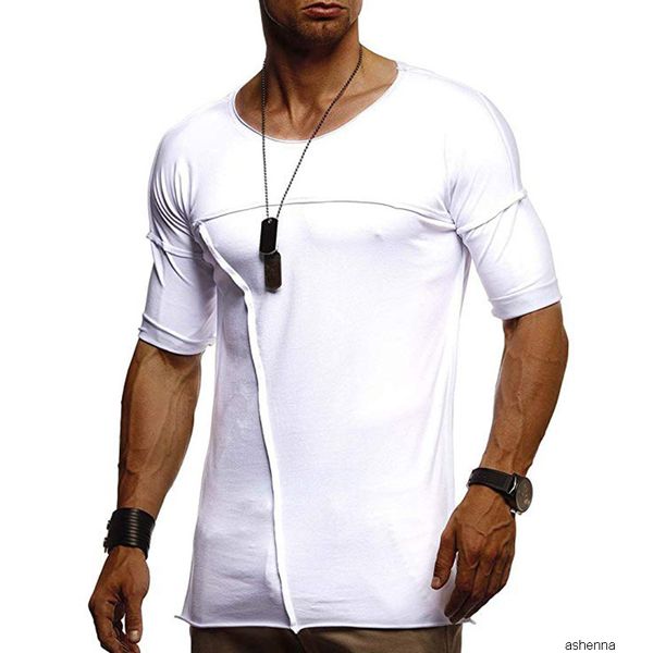 

mens designer t shirt men's wear short sleeve splicing backing shirt mercerized cotton men t shirtzho5, White;black