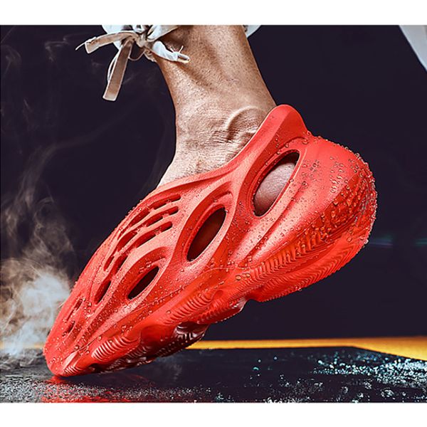 

2020 couple coconut summer shoes sandals all rubber women men holes sandals hollow breathable fashion outdoor beach slippers