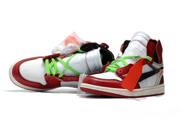 

1 chicago red nrg high white basketball shoes powder blue og chicago bred 1s men trainers shoes off black red sneaker us5.5-13