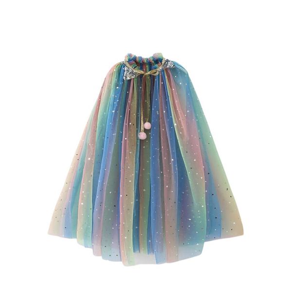 

toddler cloak kid trench baby clothes girl coats costume prom princess gauze halloween party cosplay ball children shawl, Camo