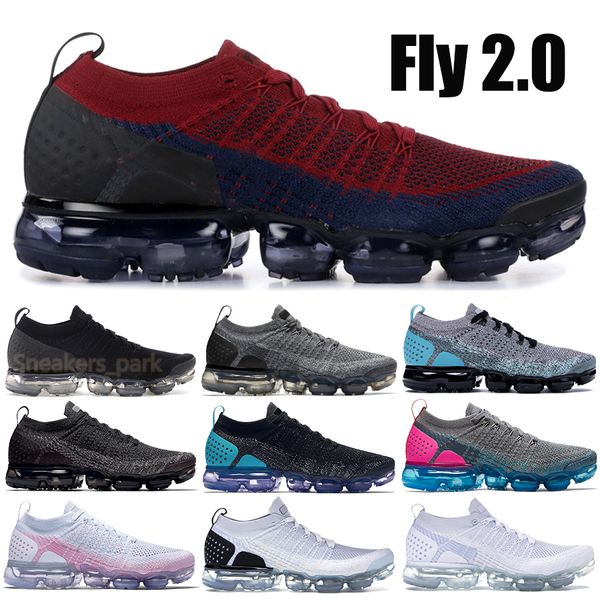 

2019 knit 2.0 1.0 fly running shoes mens womens white vast grey dusty cactus gold bhm designer shoes sneakers trainers 36-45