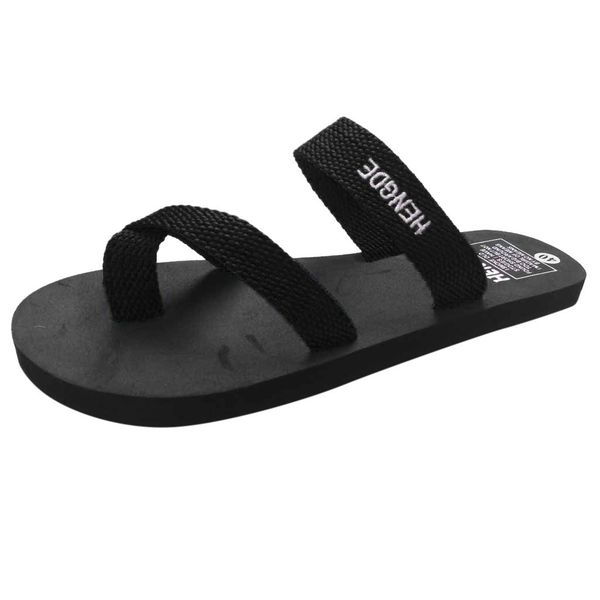 

gladiator slippers women flip flops summer outdoor flat beach slides summer women non-slip flip flops flat beach slippers, Black