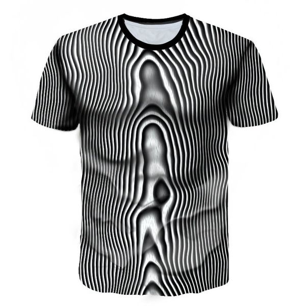 

2020 новые лучшие продажи футболки мужчин и женщин 3d печать террор моды футболки прохладно личности хип-хоп уличной одежды # 01391, White;black