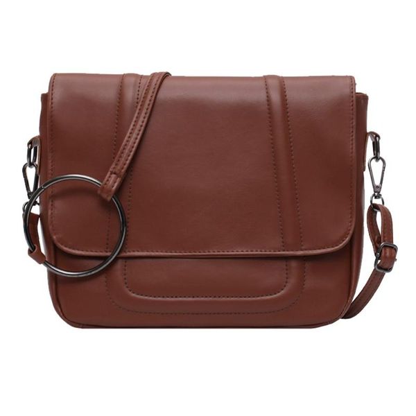 

bag women shoulders retro handbag round buckle purse mobile phone shopping bag female handbags purses sac main femme luxe#40