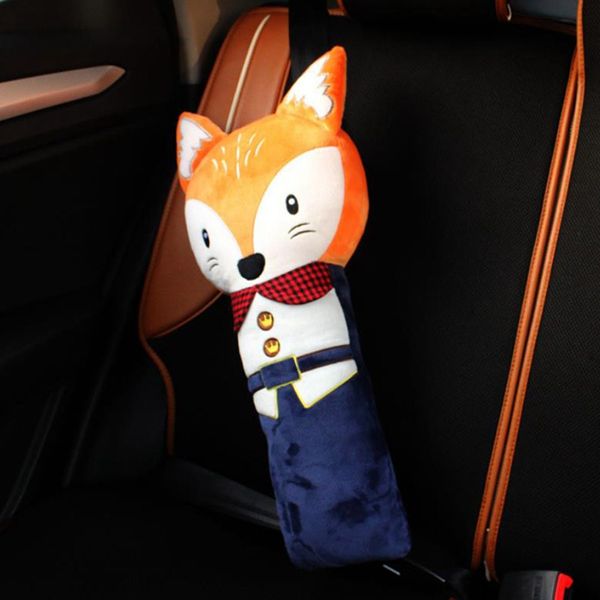 милый мультфильм дети безопасность автомобиля ремень безопасности плеча pad автомобилей ремень безопасности обложка для детей pp хлопок плюш